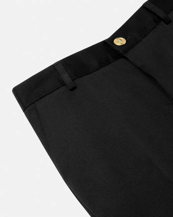 Versace Formal Pants Black Kids Pants