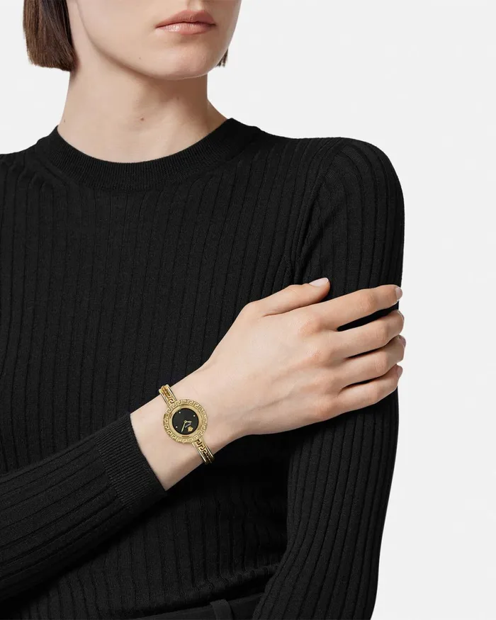 Versace La Greca Watch Blackgold Women Watches