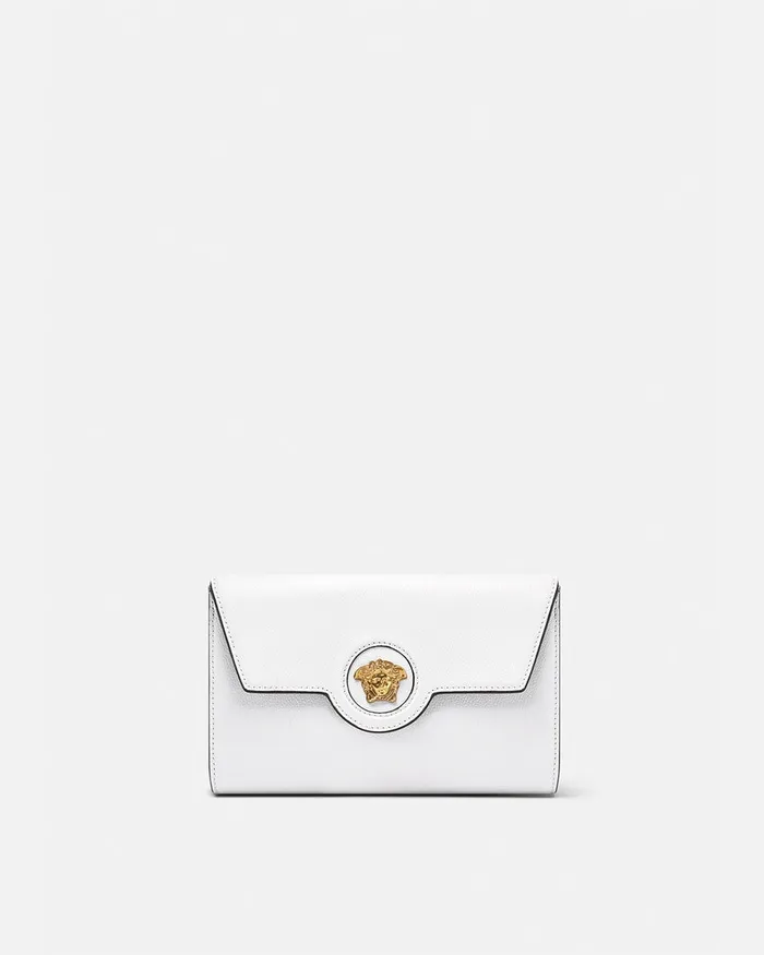 Versace La Medusa Crossbody Bag White Women Shoulder and Crossbody
