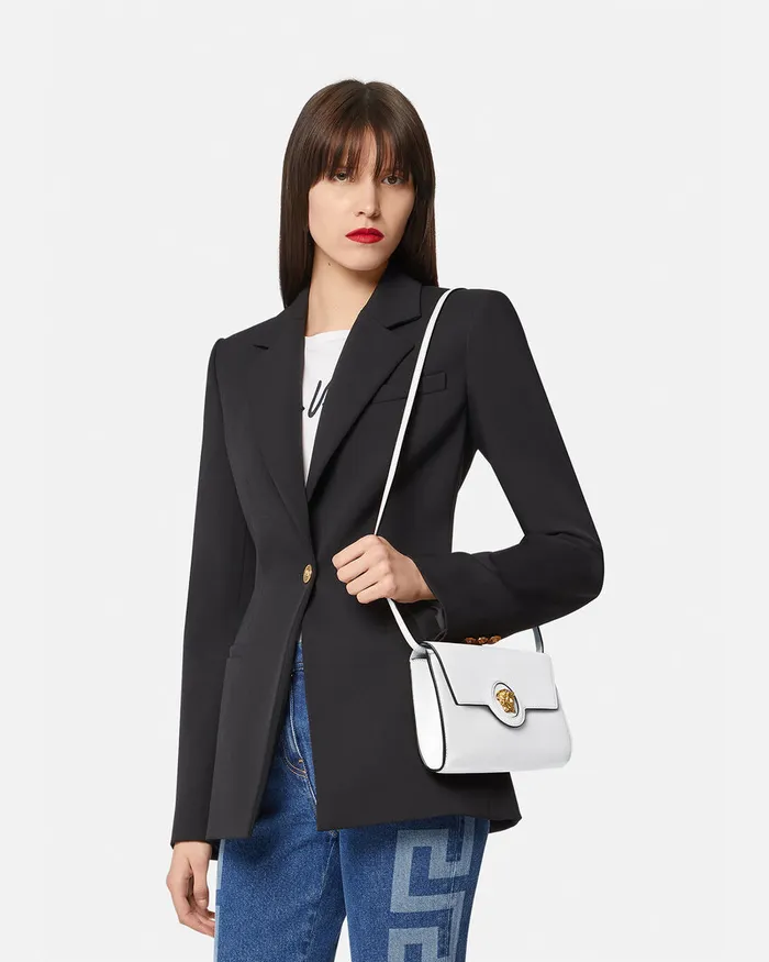 Versace La Medusa Crossbody Bag White Women Shoulder and Crossbody