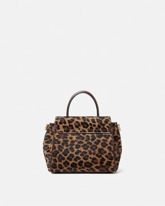 Versace Leopard La Medusa Small Handbag Animalier Women Top Handle