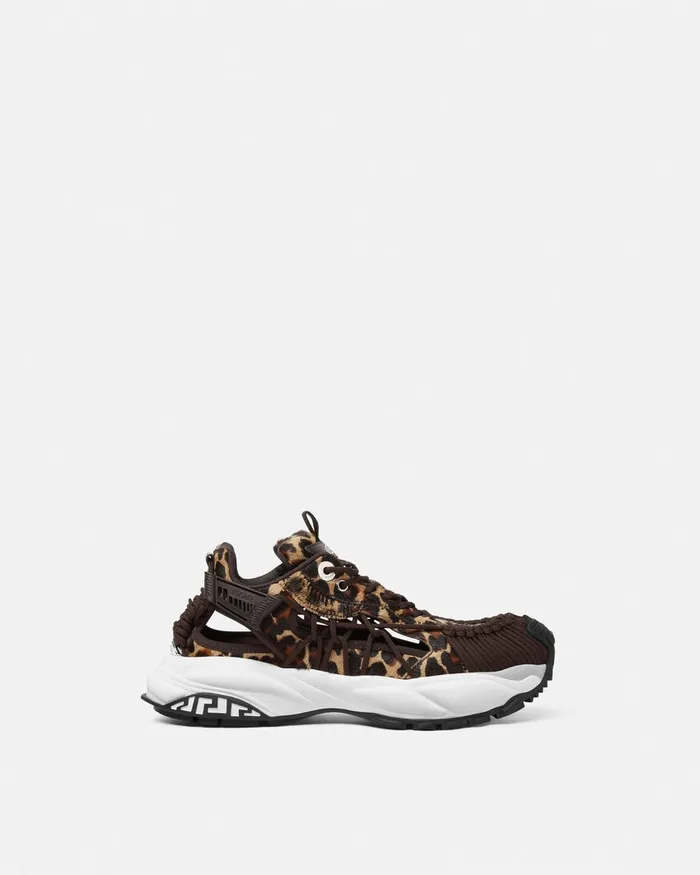 Versace Leopard Mercury Mvs01 Sneakers Animalier Men Sneakers