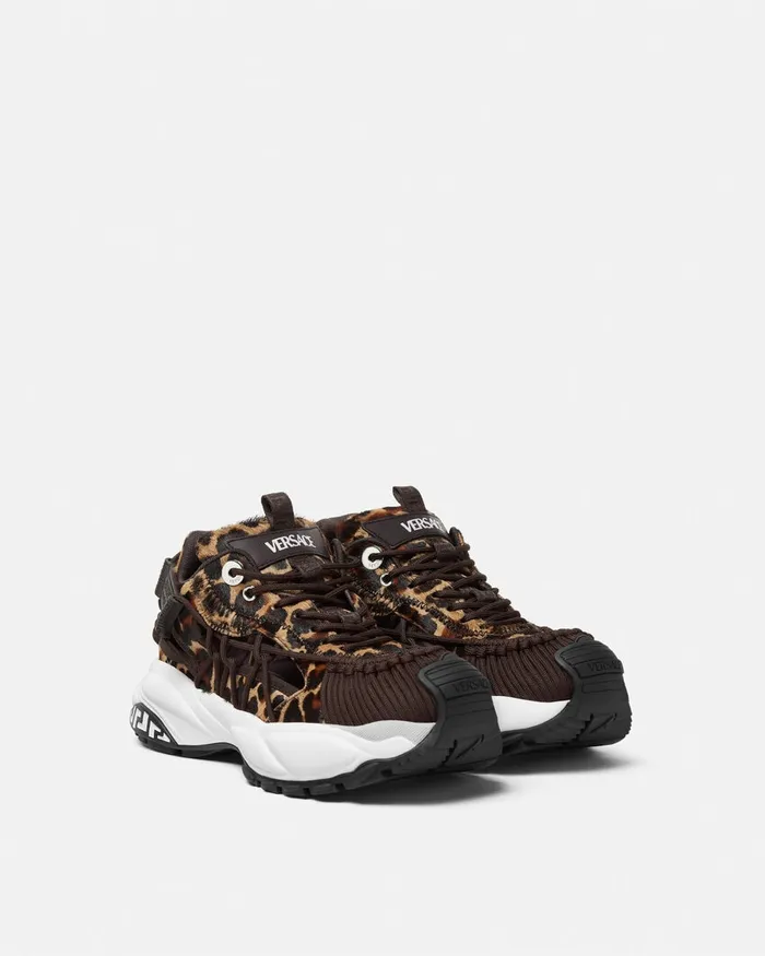 Versace Leopard Mercury Mvs01 Sneakers Animalier Men Sneakers
