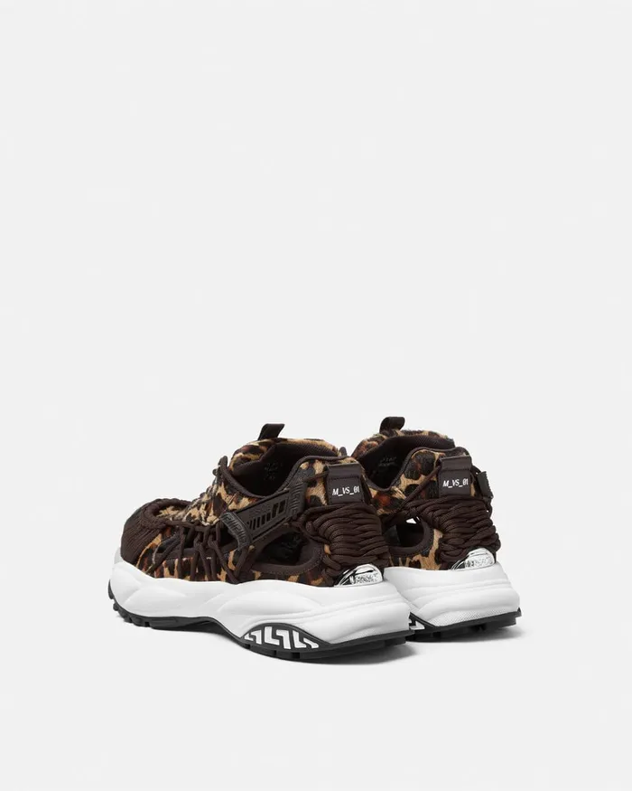 Versace Leopard Mercury Mvs01 Sneakers Animalier Men Sneakers