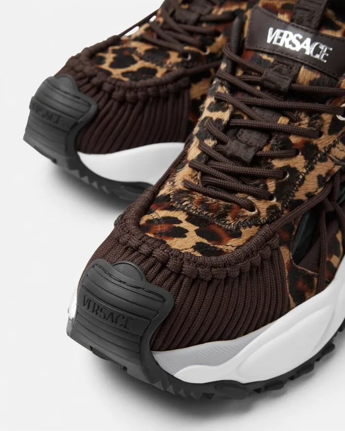 Versace Leopard Mercury Mvs01 Sneakers Animalier Men Sneakers