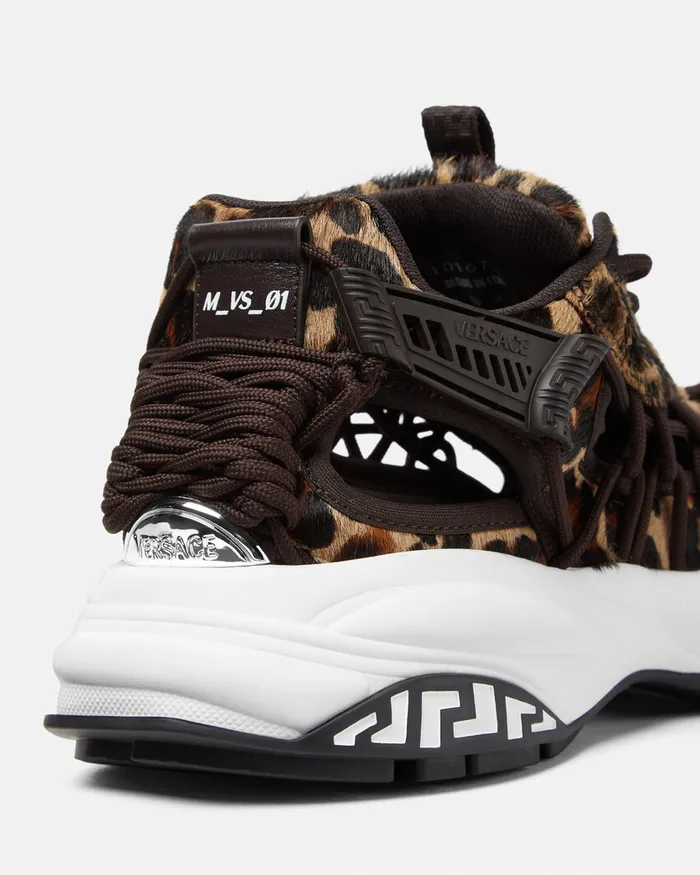 Versace Leopard Mercury Mvs01 Sneakers Animalier Men Sneakers