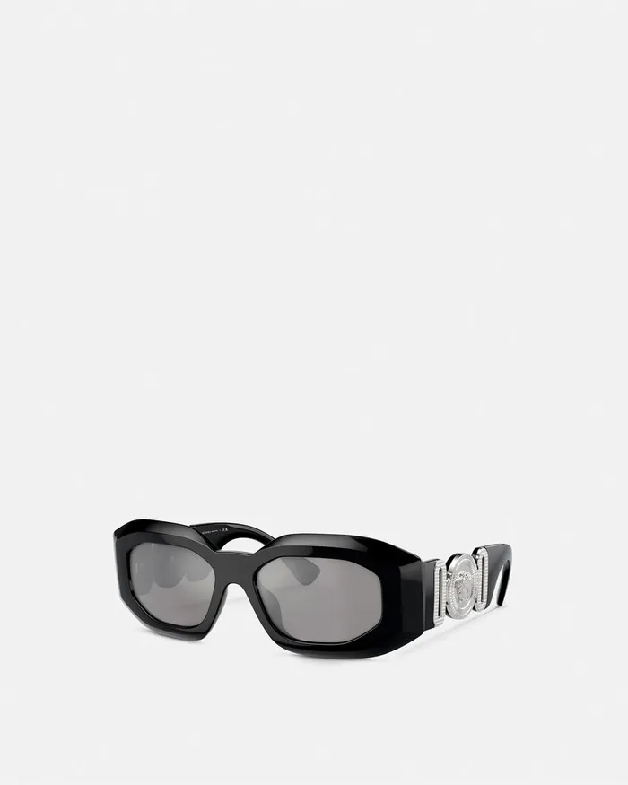 Versace Maxi Medusa Biggie Sunglasses Black MenWomen Sunglasses