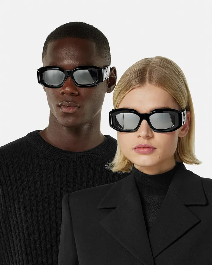 Versace Maxi Medusa Biggie Sunglasses Black MenWomen Sunglasses