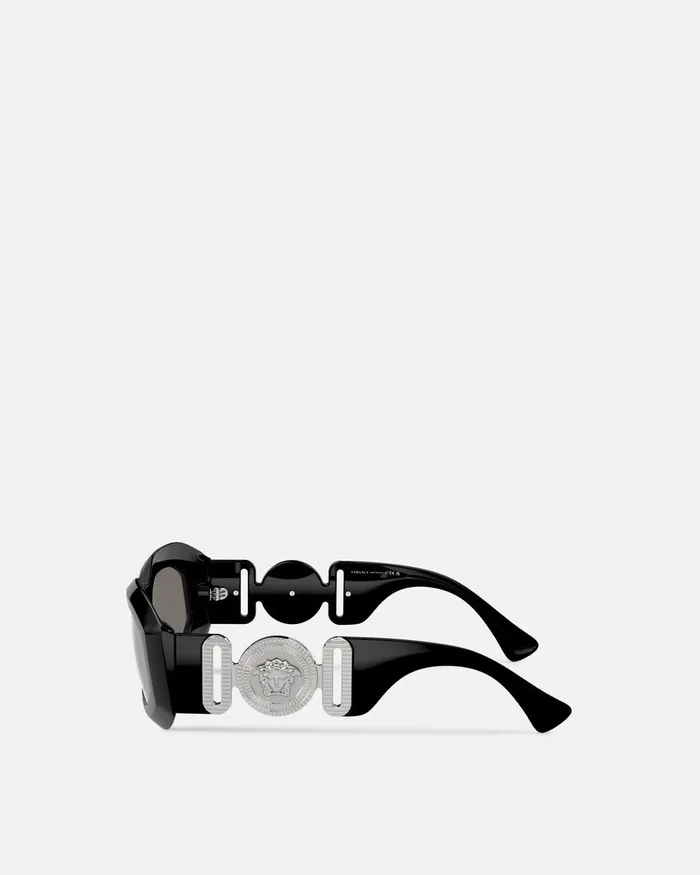 Versace Maxi Medusa Biggie Sunglasses Black MenWomen Sunglasses