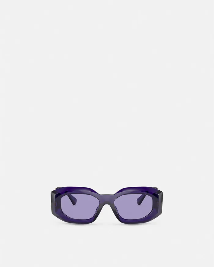Versace Maxi Medusa Biggie Sunglasses Purple WomenMen Sunglasses
