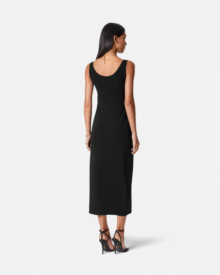 Versace Medusa 03995 Long Dress Black Women Dresses