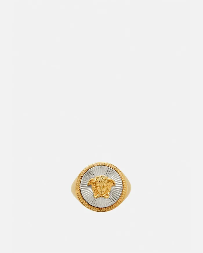 Versace Medusa Biggie Ring Silvergold Women Rings