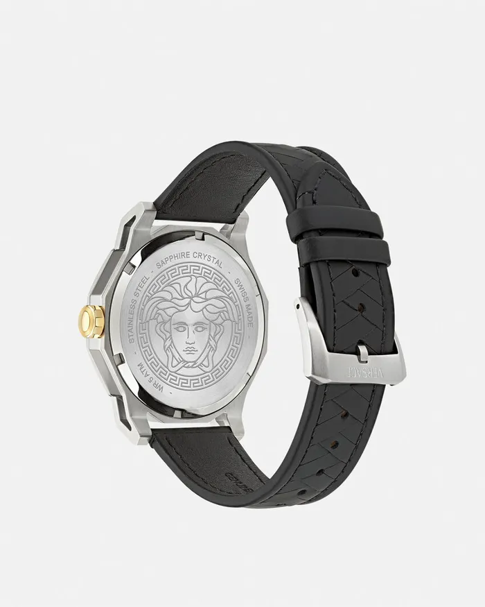 Versace Medusa Deco Watch Blackwhite Men Watches