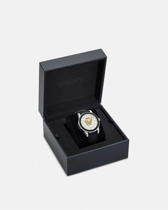 Versace Medusa Deco Watch Blackwhite Men Watches