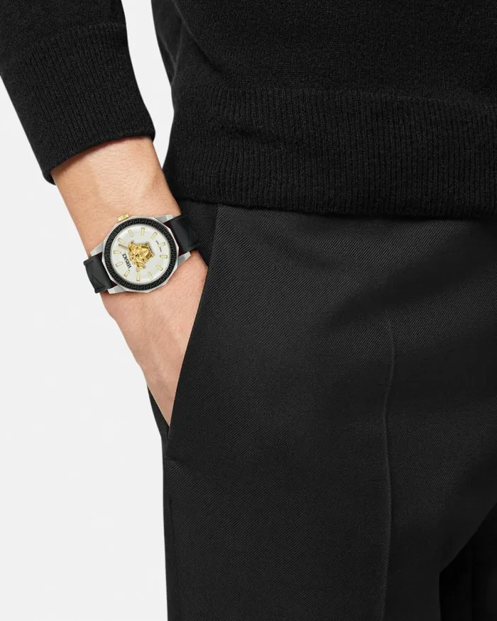 Versace Medusa Deco Watch Blackwhite Men Watches