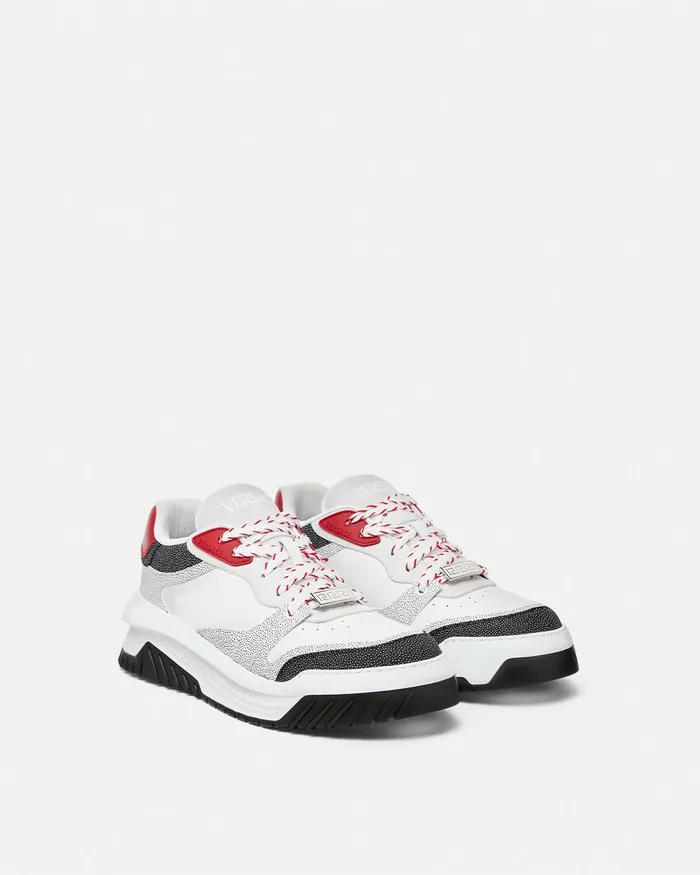 Versace Odissea Sneakers Redwhite Men Sneakers