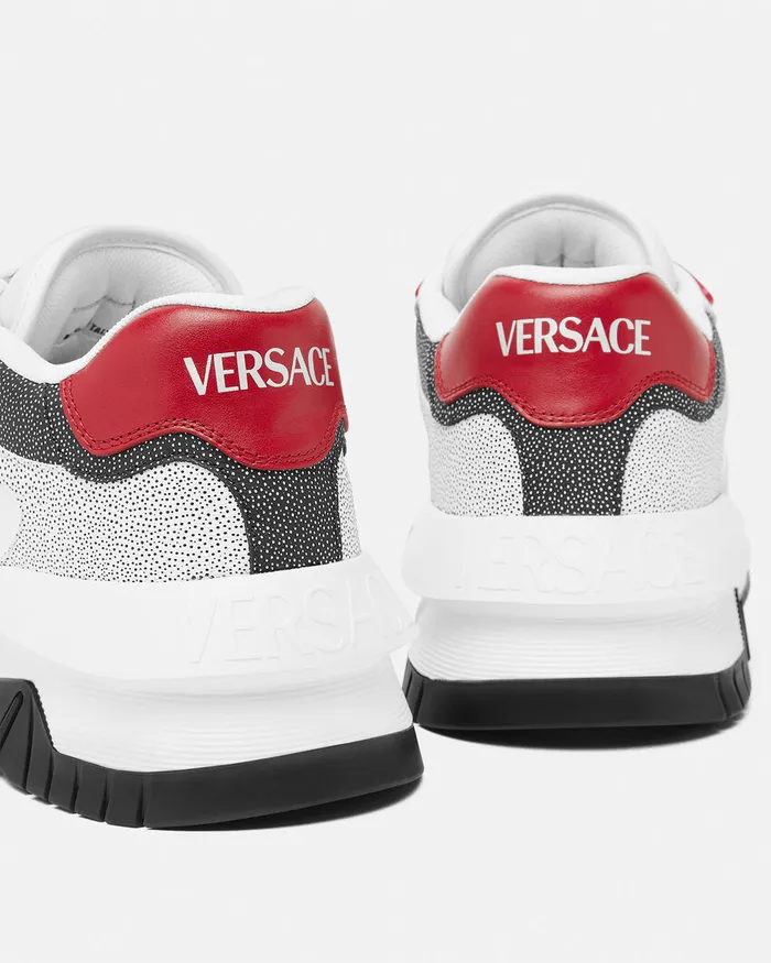 Versace Odissea Sneakers Redwhite Men Sneakers