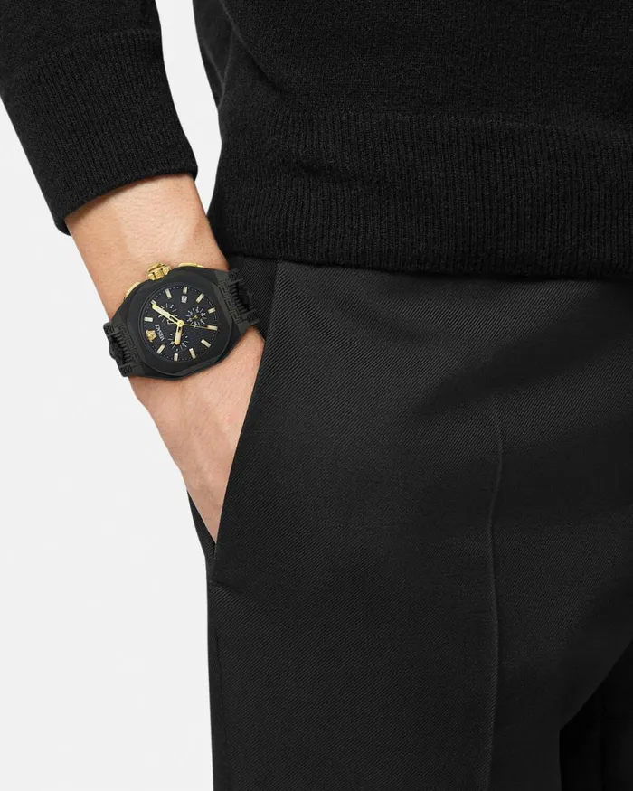 Versace VLegend Chrono Watch Black Men Watches