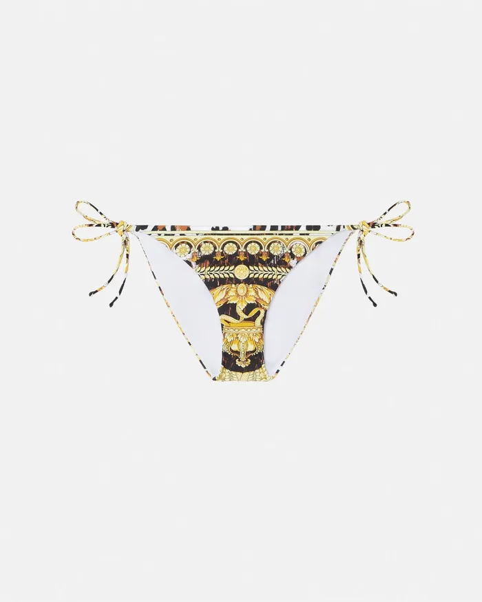 Versace Wild Barocco Bikini Bottoms Print Women Swimwear