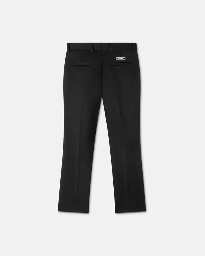 Versace WoolBlend Pants Black Kids Pants