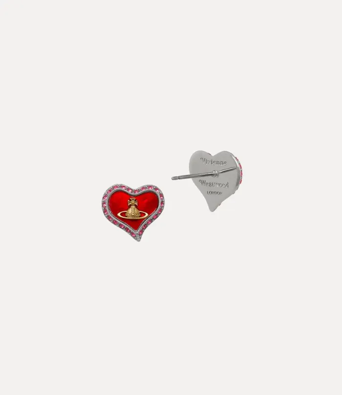 Vivienne Westwood Earrings Women Petra Earrings Platinum Gold Flame Pearl Mop Rose Crystal