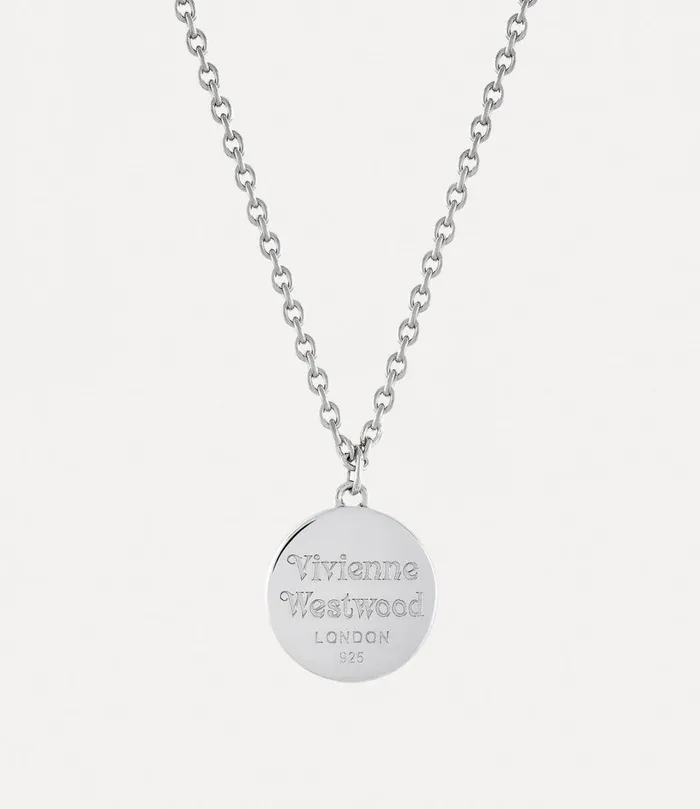 Vivienne Westwood Necklaces Men Man Janus Pendant Necklace Platinum