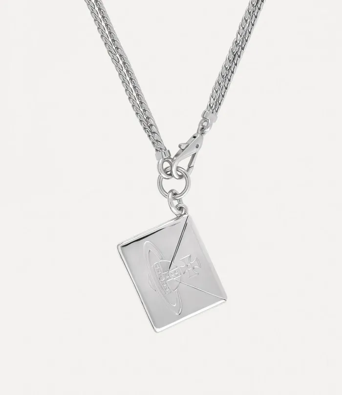 Vivienne Westwood Necklaces Women Valentine039s Envelope Pendant Necklace Platinum Vivienne Westwood Necklaces Women Valentine039s Envelope Pendant Necklace Platinum