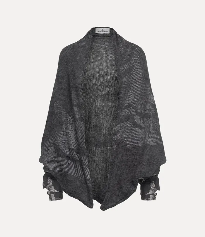 Vivienne Westwood Scarves And Ponchos Men HiVis Poncho Scarf Reflective Grey