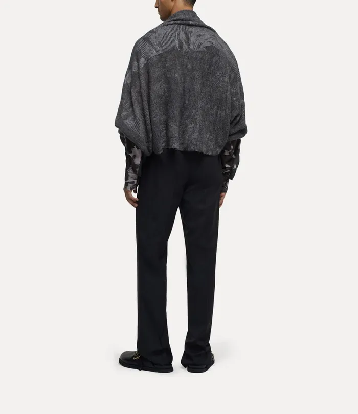 Vivienne Westwood Scarves And Ponchos Men HiVis Poncho Scarf Reflective Grey