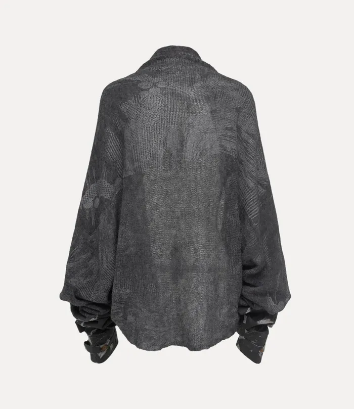 Vivienne Westwood Scarves And Ponchos Men HiVis Poncho Scarf Reflective Grey