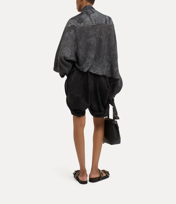 Vivienne Westwood Scarves And Ponchos Men HiVis Poncho Scarf Reflective Grey