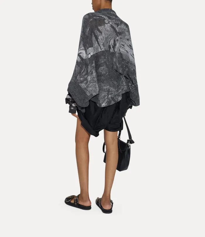 Vivienne Westwood Scarves And Ponchos Men HiVis Poncho Scarf Reflective Grey