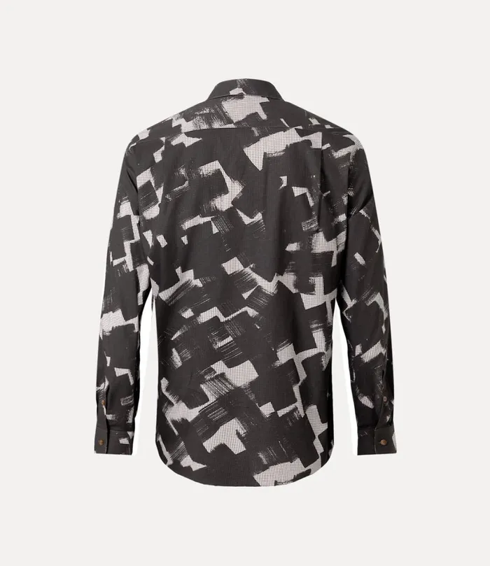 Vivienne Westwood Shirts Men Two Button Krall Shirt Ginghamcrosses