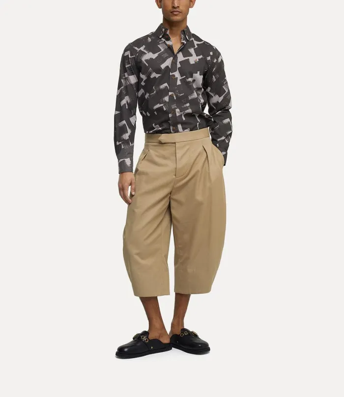 Vivienne Westwood Shirts Men Two Button Krall Shirt Ginghamcrosses