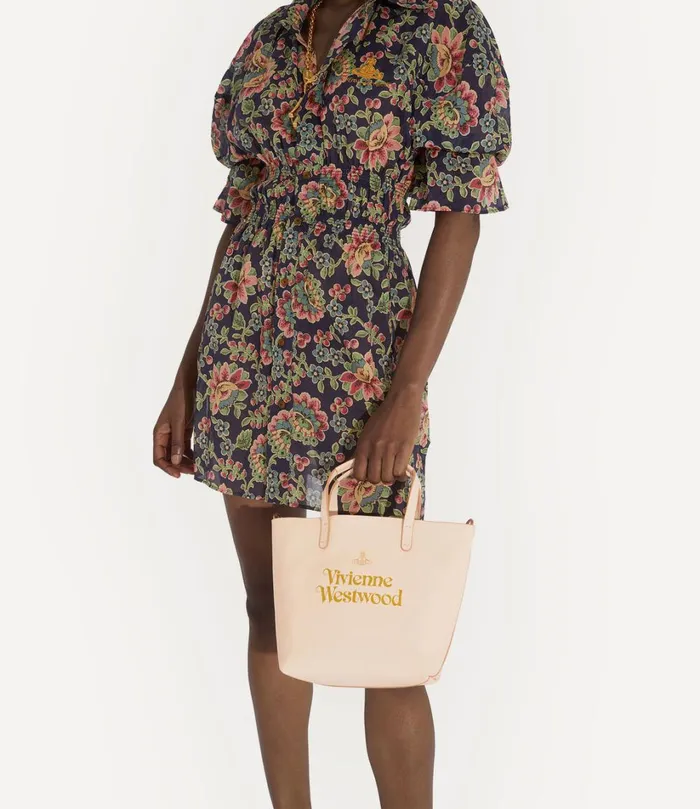 Vivienne Westwood Totebags WomenMen Small Studio Shopper Pinkgold