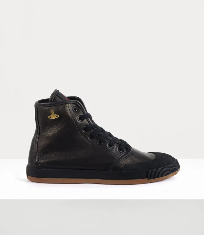Vivienne Westwood Trainers Men HighTop Animal Gym Trainers Black