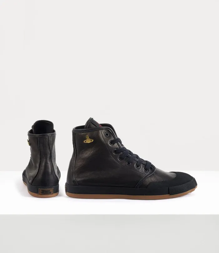 Vivienne Westwood Trainers Men HighTop Animal Gym Trainers Black