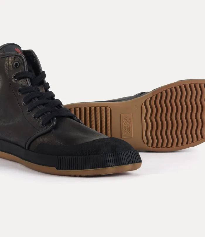 Vivienne Westwood Trainers Men HighTop Animal Gym Trainers Black