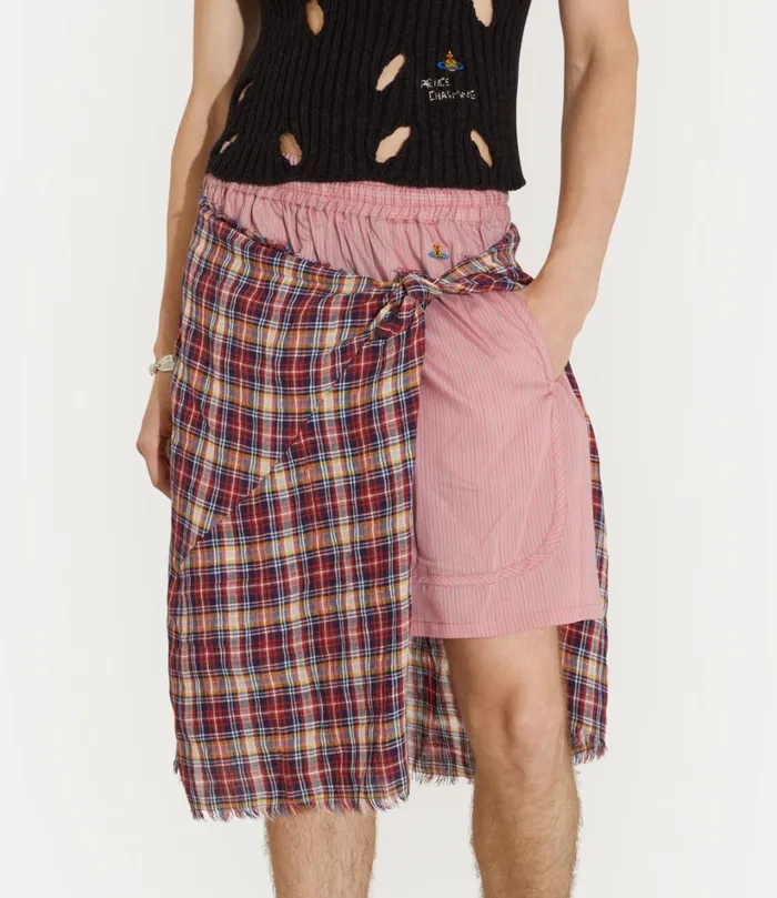 Vivienne Westwood Trousers And Shorts Men Chippendale Boxing Shorts Multi