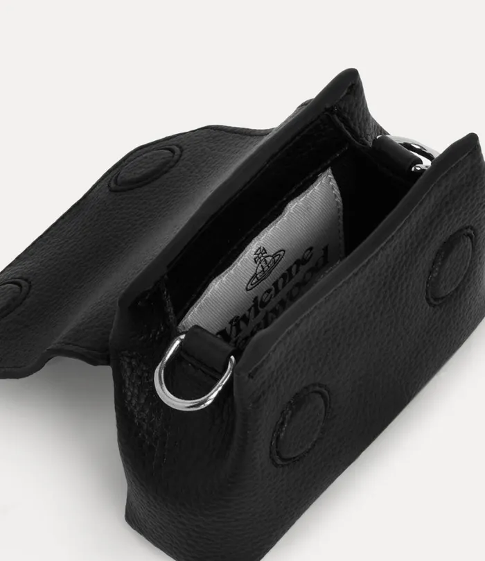 Vivienne Westwood Wallets And Purses Women Nano Pouch Chain Bag Black