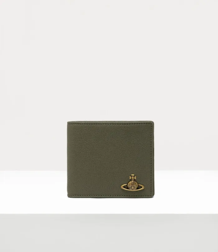 Vivienne Westwood Wallets Men Man Billfold Wallet Green