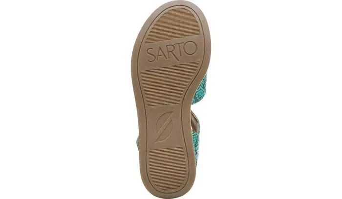 Wedge Sandals Women Franco Sarto Sarto Demi 3 Platform Wedge Sandal Aqua Multi Leather