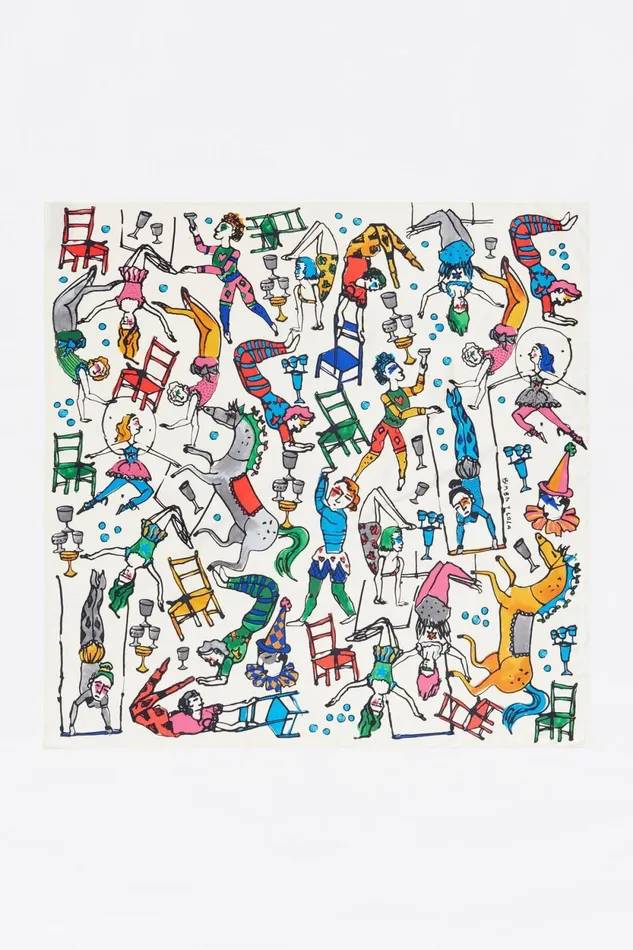 White Circus Scarf White Women Bimba Y Lola Scarves