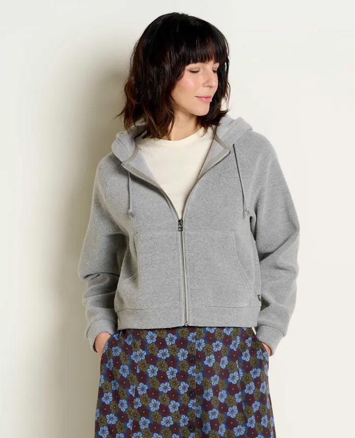 Whitney Terry Zip Hoodie Light Heather Grey Women8217s Jackets and Layers ToadandCo Whitney Terry Zip Hoodie Light Heather Grey Women8217s Jackets and Layers ToadandCo