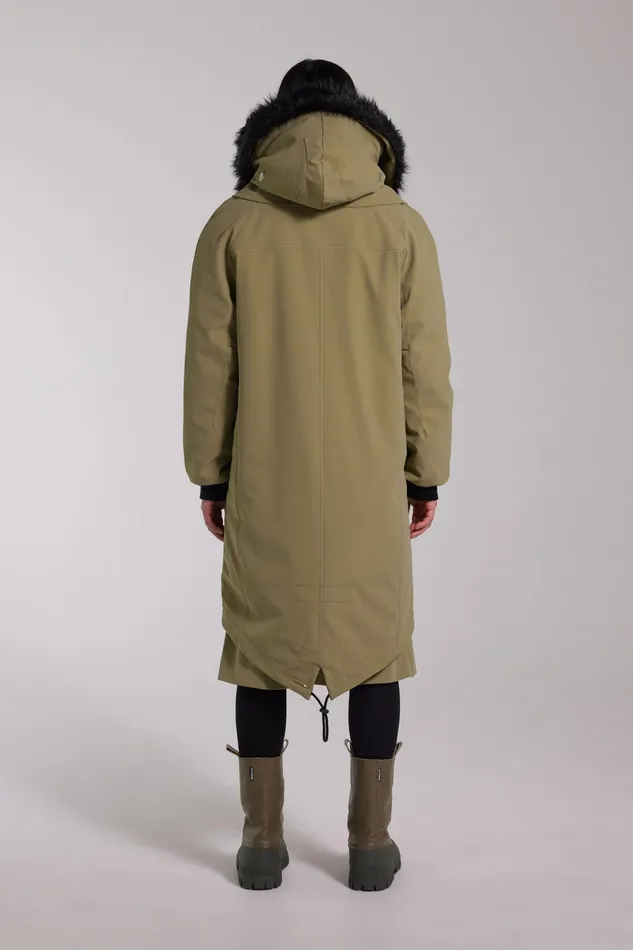 Winter Coats Men Stutterheim Kalix Matte Parka Aloe