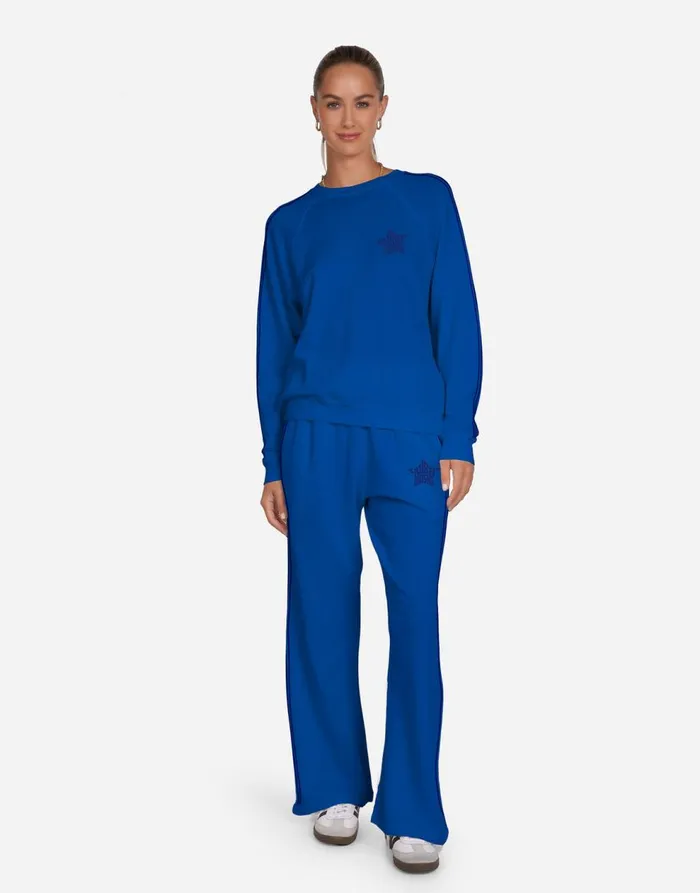 Women039s Anela Butterfly Evil Eye Sapphire Lauren Moshi Long Sleeve
