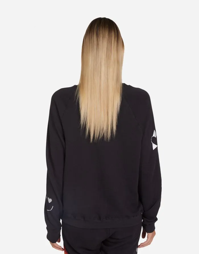 Women039s Anela Love Collage Onyx Lauren Moshi Long Sleeve