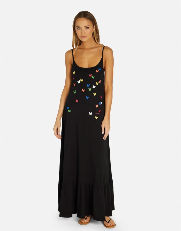 Women039s Beatrix Mini Butterflies Black Lauren Moshi Dresses