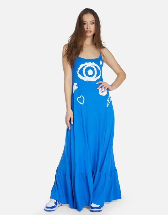 Women039s Beatrix Painted Evil Eye Ultramarine Lauren Moshi Dresses