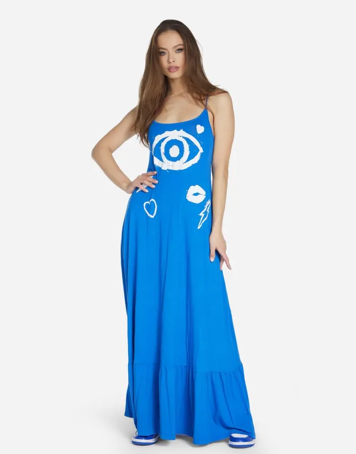 Women039s Beatrix Painted Evil Eye Ultramarine Lauren Moshi Dresses